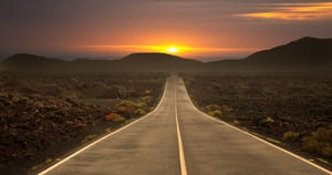 地平線へ続く道